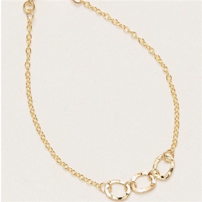 Holly Yashi Bracelet-Avery Trio- Gold