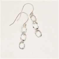 Holly Yashi Earrings- Avery Trio- Silver