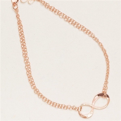 Holly Yashi Bracelet- Infinity Loop- Rose Gold