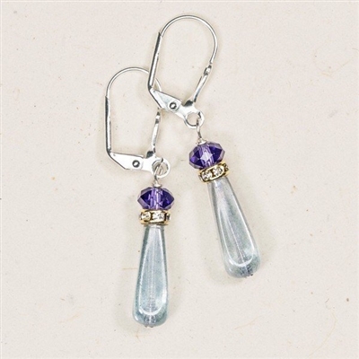 Holly Yashi Earrings- Petite Revival- Blue