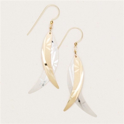 Holly Yashi Earrings-Petite Talisa- Gold/Silver