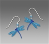 Sienna Sky Earrings- Blue Dragonfly