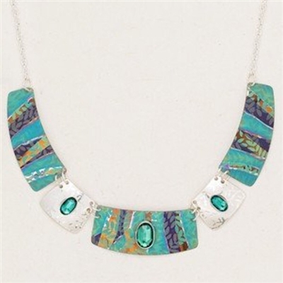 Holly Yashi Necklace-Wanderlust-Tidal Teal