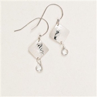 Holly Yashi Drop Earrings- Montage- Silver