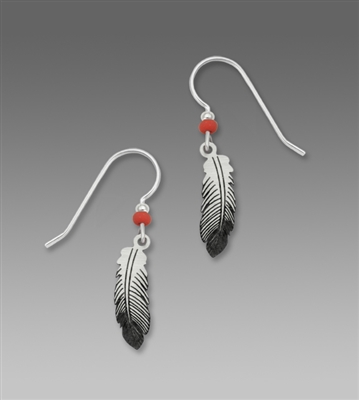 Sienna Sky Earrings - Feather