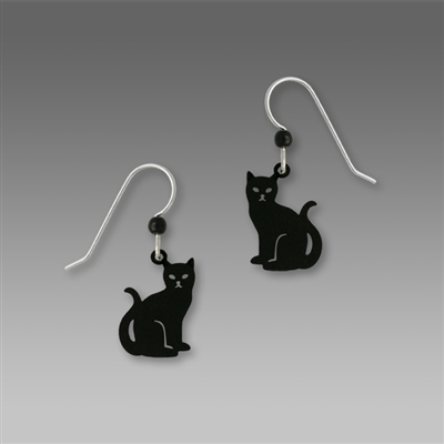 Sienna Sky Earrings- Black Cat