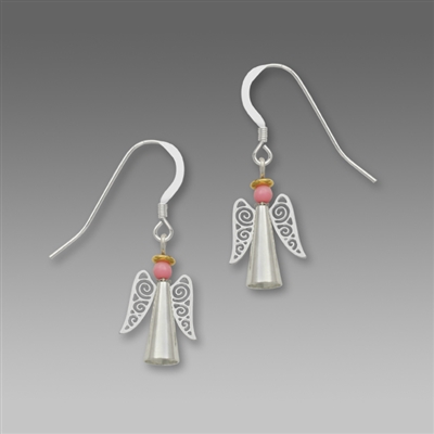 Sienna Sky Earrings- Angel with Filigree Wings