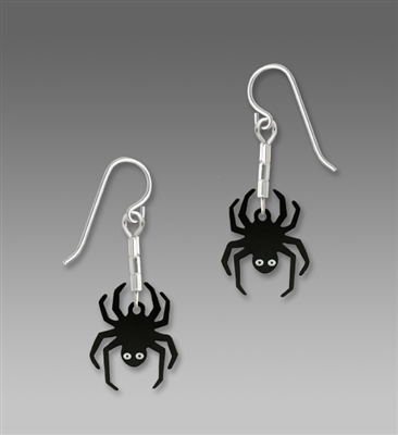 Sienna Sky Earrings-Spider Hanging from Beaded Web