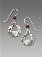 Sienna Sky Earrings-Winged Heart