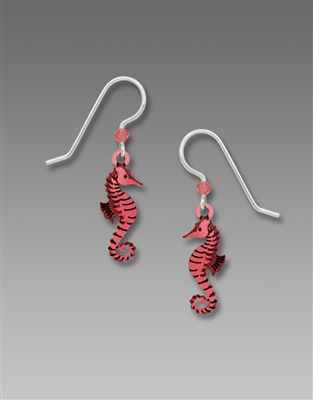 Seinna Sky Earrings- Pink Seahorse