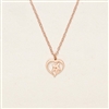 Holly Yashi Necklace- True Love- Rose Gold