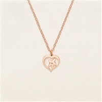 Holly Yashi Necklace- True Love- Rose Gold