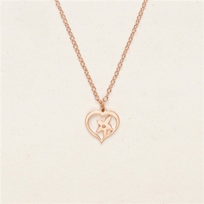 Holly Yashi Necklace- True Love- Rose Gold