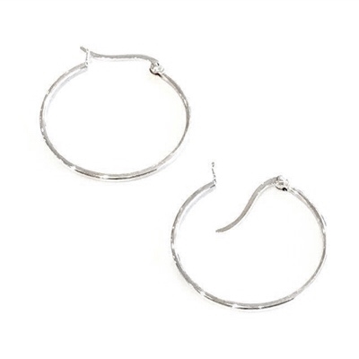 Sterling Silver Hoop Earrings