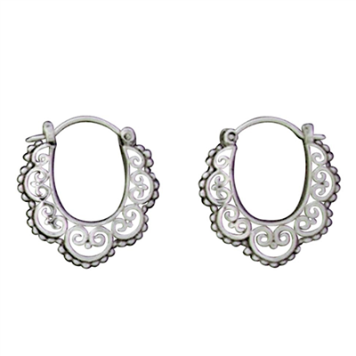 Sterling Silver Hoop Earrings