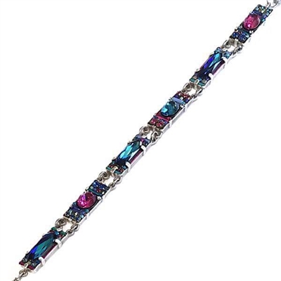 Firefly Dainty Bar Bracelet- Bermuda Blue