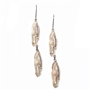 Birch Bark Leverback Earrings