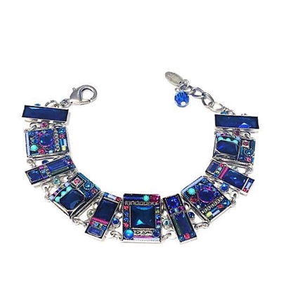 Firefly Geometric Bracelet-Bermuda Blue