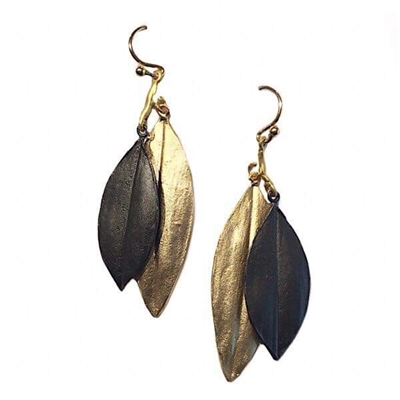 Cordyline Leaf Dangle Earrings