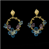 Spring Cape Post Drop Earrings