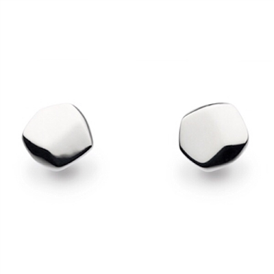 Sterling Silver "Rokk" Stud Earrings