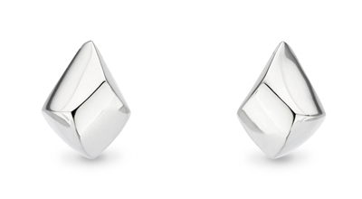 Sterling Silver "Rokk" Stud Earrings