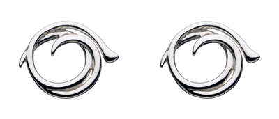 Sterling Silver "Helix Wrap" Studs