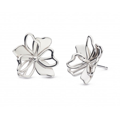Sterling Silver "Blossom Full Bloom" Stud Earrings