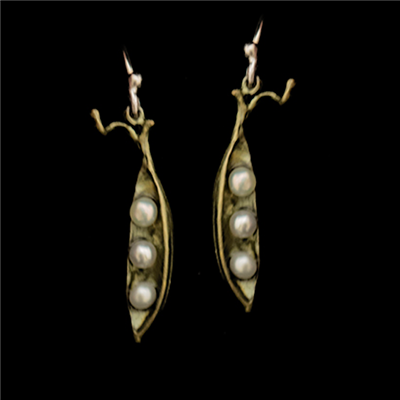 Three Peas in a Pod Petite Drop Earrings