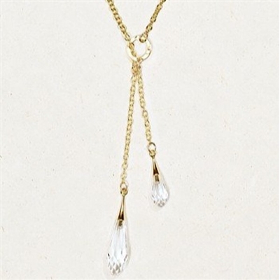 Holly Yashi Lariat Necklace-Rain Drop