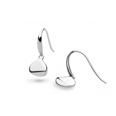 Sterling Silver "Coast Facet" Drop Earrings