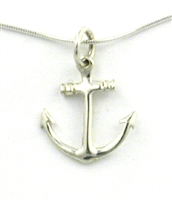 Sterling Silver Petite Anchor Pendant