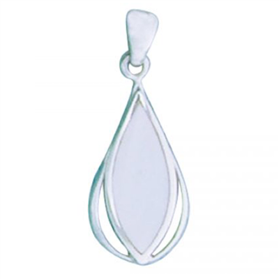 Sterling Silver Pendant- Mother of Pearl