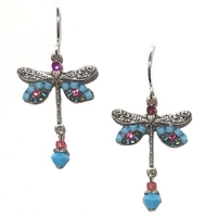 Firefly Earrings-Dragonfly-Turquoise