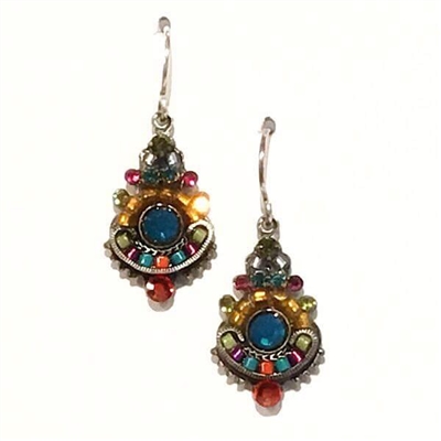 Firefly Earrings-Intricate Mosaic-Multi Color