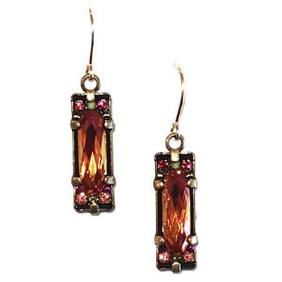 Firefly Earrings-Crystal-Topaz