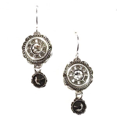 Firefly Earrings- La Dolce Vita Small Round -Silver