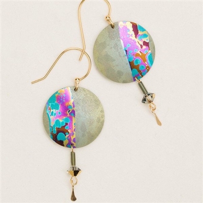 Holly Yashi Drop Earrings- Hidden Cove- Sage