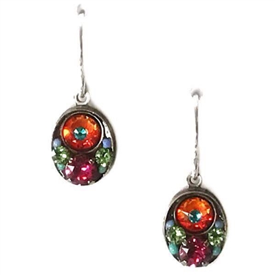 Firefly Earrings- Petite Oval-Multi Color