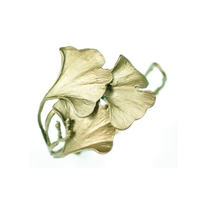 Ginkgo Cuff Bracelet