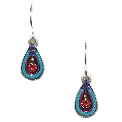 Firefly Earrings-Petite Drop-Multi Color