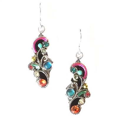 Firefly Earrings-Medium Organic-Multi Color