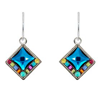 Firefly Earrings-Bright Diamond Shape-Multi Color