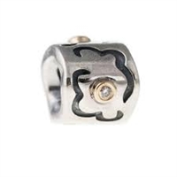 Authentic Pandora Bead-Diamonds w/14k Gold Accents-RETIRED