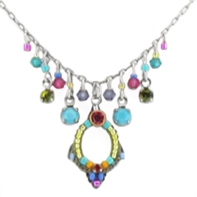 Firefly Necklace-Fringe-Multi Color