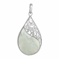 Sterling Silver Pendant- Mother of Pearl