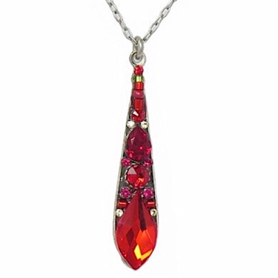 Firefly Necklace- Gazelle- Red