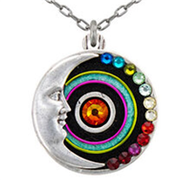 Firefly Necklace- Luna Circular- Multi Color