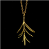 Petite Rosemary Leaf Pendant