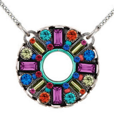 Firefly Necklace-Pinwheel -Multi Color